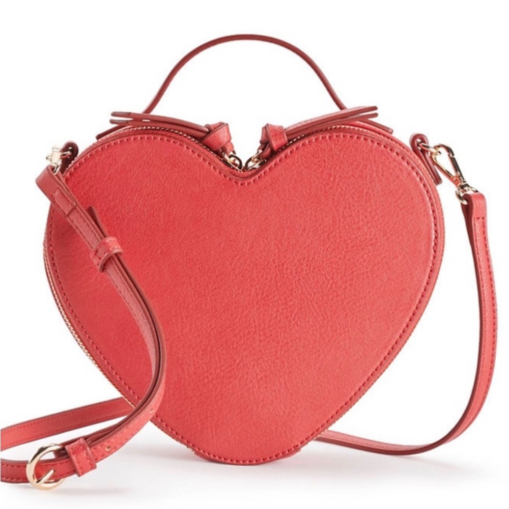 LC Lauren Conrad Heart Crossbody